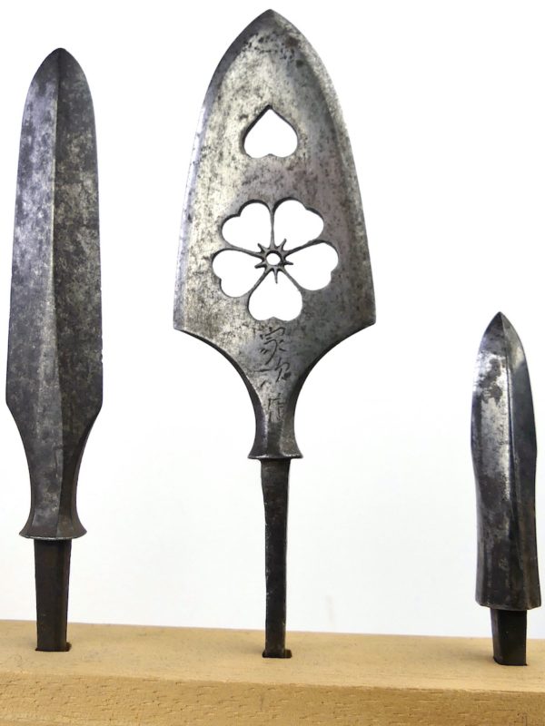 21 pointes de flèches japonaises Yanone Yajiri Japon Mi-Edo (détail)