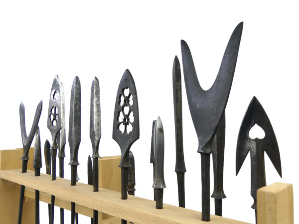 21 pointes de flèches japonaises Yanone Yajiri Japon Mi-Edo (détail)