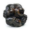 Sculpture Orang Malu massive Bouddha pleureur en palissandre (3/4)