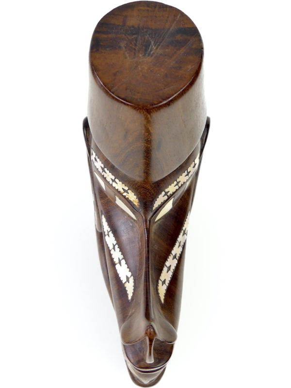 Tête de pirogue Nguzu Nguzu des îles Salomon Mélanésie (dessus)