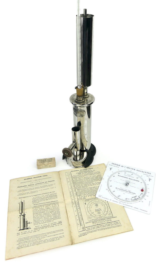 Ébulliomètre Dujardin Salleron ancien Paris Œnologie (3/4)