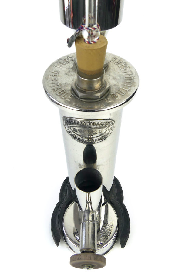 Ébulliomètre Dujardin Salleron ancien Paris Œnologie (détail)