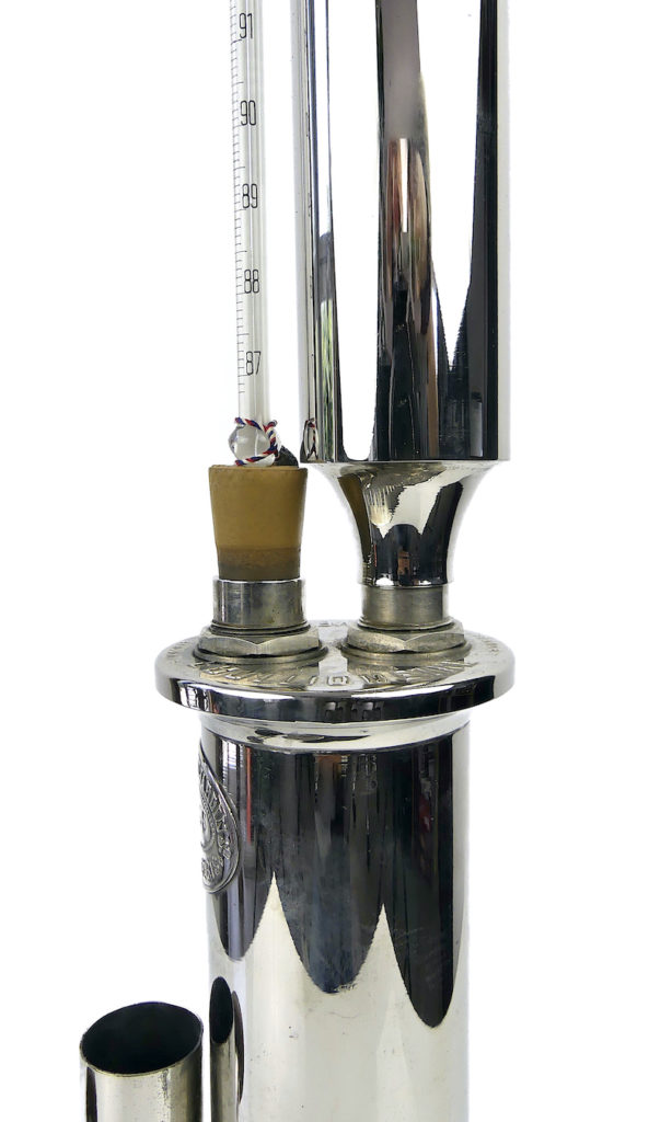 Ébulliomètre Dujardin Salleron ancien Paris Œnologie OVIRY