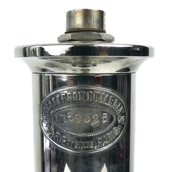 Ébulliomètre Dujardin Salleron ancien Paris Œnologie (détail)