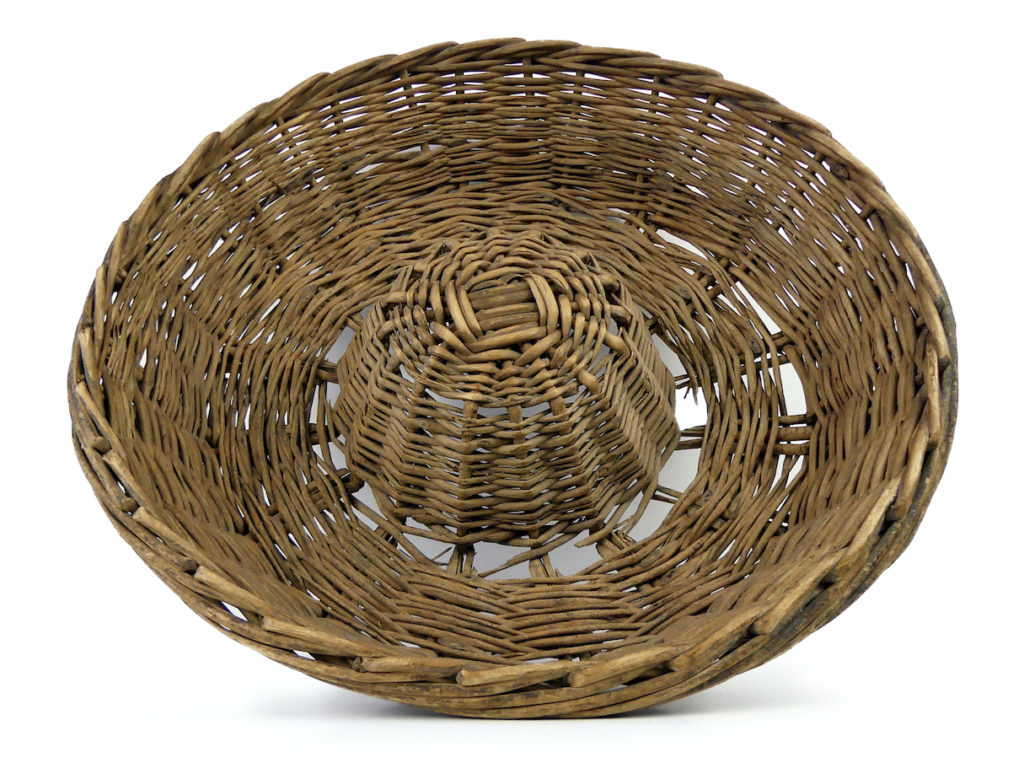 Banneton En Osier Vintage Pour Boulangerie - Couronne De Pain, Panière à Miche, Reproduction Années 80