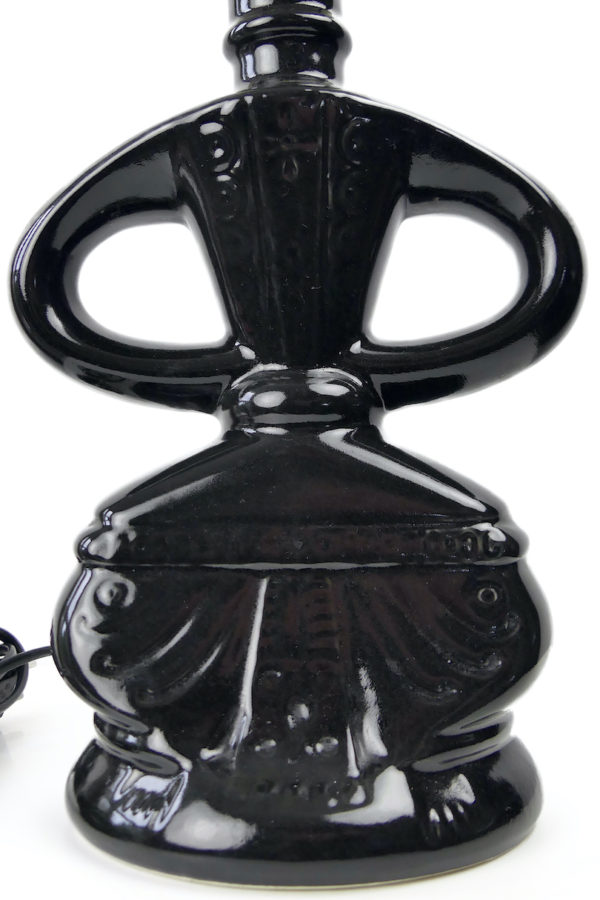 Lampe sri lankaise Kandy en céramique Ceylon Ceramics (détail)