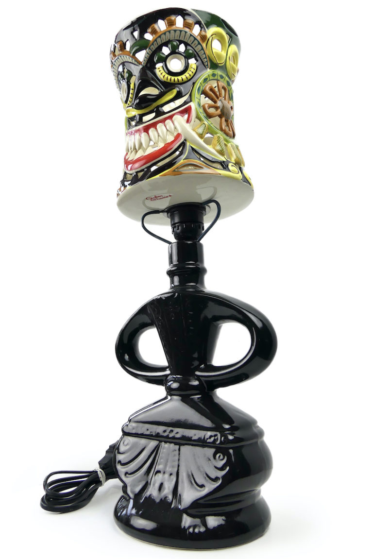 Lampe sri lankaise Kandy en céramique Ceylon Ceramics OVIRY