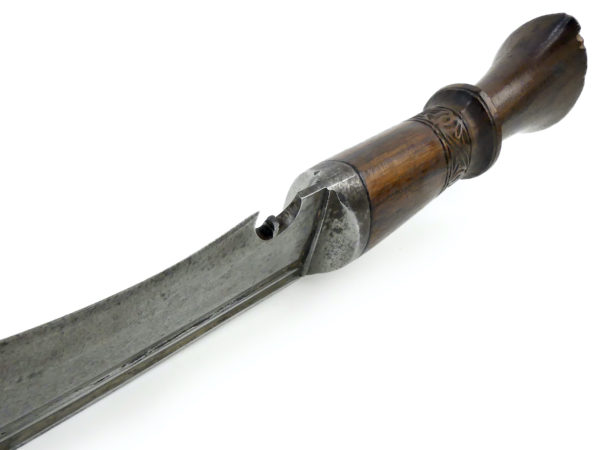 Couteau népalais Khuruki ancien Soldat Gurkha Antiquité népalaise (détail)