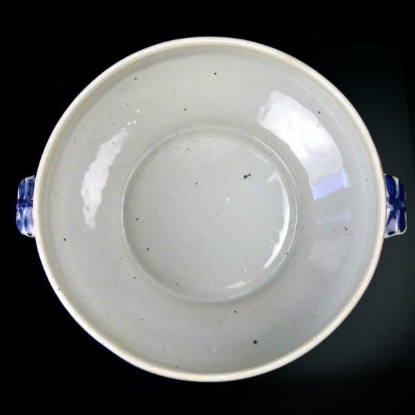 Soupière du Rex Hôtel de Saïgon et 5 cuillères en céramique Années 60 (dessus)