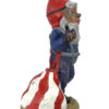 Nain de jardin parachutiste vintage Heissner en PVC Allemagne (profil)