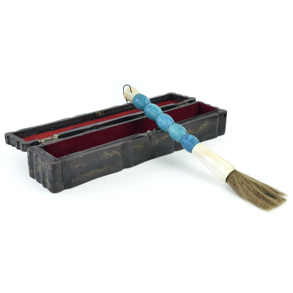 Coffret Calligraphie Chinoise Professionnel Grand Pinceau Kanji & Sumi - Kit Cadeau Avec Boîte Élégante, Poils Laine Loup/Chèvre, Idéal Débutants & Artistes