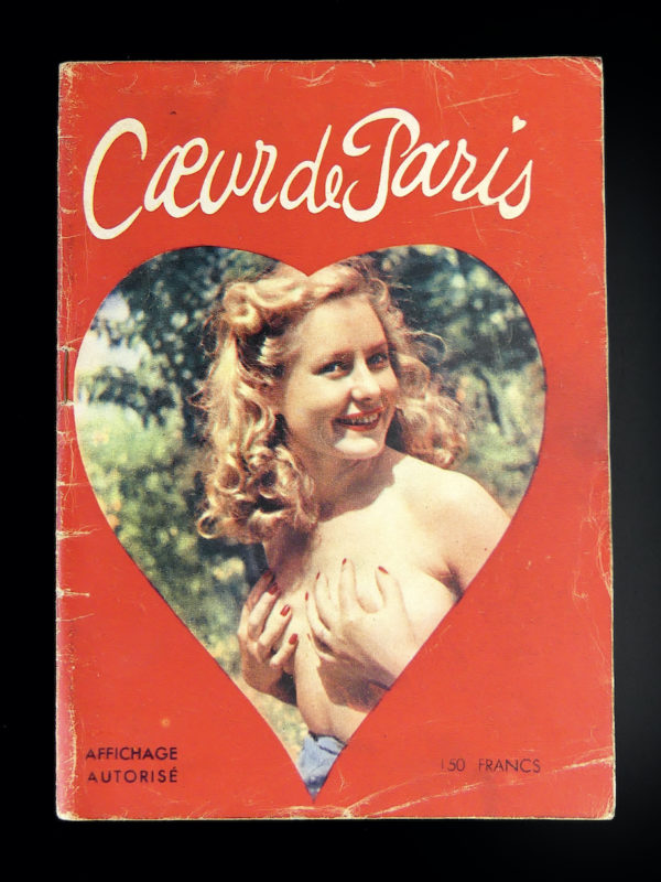 7 revues érotiques vintage Pin-up de Paris Années 50 Erotica Curiosa (couverture)