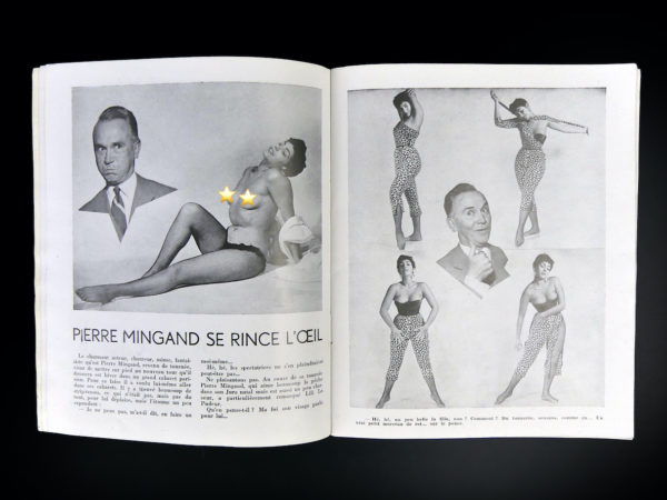 7 revues érotiques vintage Pin-up de Paris Années 50 Erotica Curiosa (double-page)