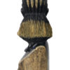 Buste de femme éthiopienne en ébène sculpté Afrique de l’Est (profil)