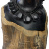 Buste de femme éthiopienne en ébène sculpté Afrique de l’Est (détail)