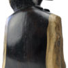 Buste de femme éthiopienne en ébène sculpté Afrique de l’Est (détail)