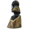 Buste de femme éthiopienne en ébène sculpté Afrique de l’Est (3/4)