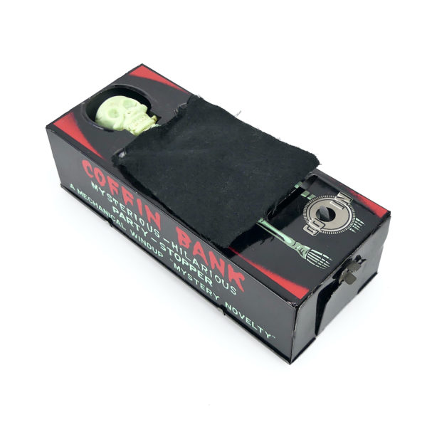 Tirelire Coffin Bank mécanique Années 60 Made in Japan (3/4)