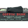 Tirelire Coffin Bank mécanique Années 60 Made in Japan (profil)
