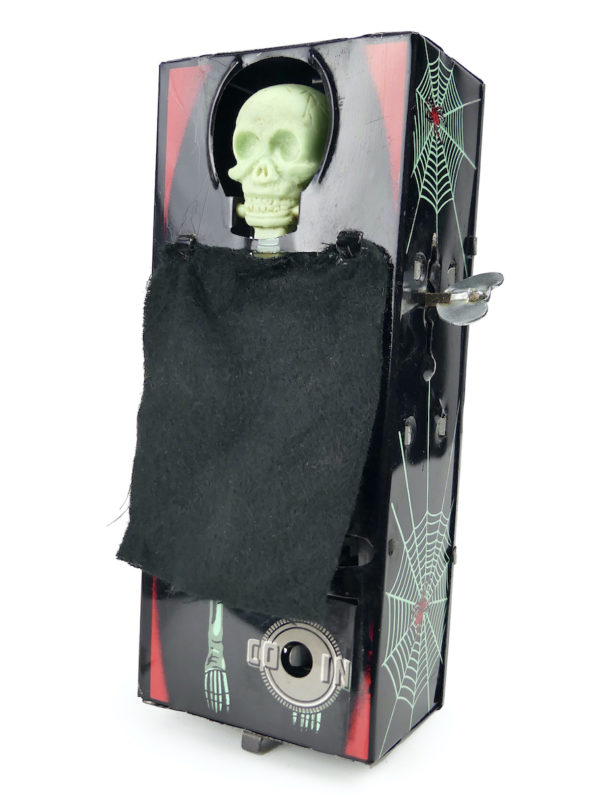 Tirelire Coffin Bank mécanique Années 60 Made in Japan (3/4)