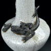 Vase de Nankin au dragon à balustre en porcelaine craquelée Chine XIXe (détail)