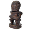 Petit tiki marquisien ancien en bois précieux à belle patine brune (3/4)