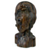 Buste Janger ancien de danseuse balinaise en bois précieux bicolore (3/4)