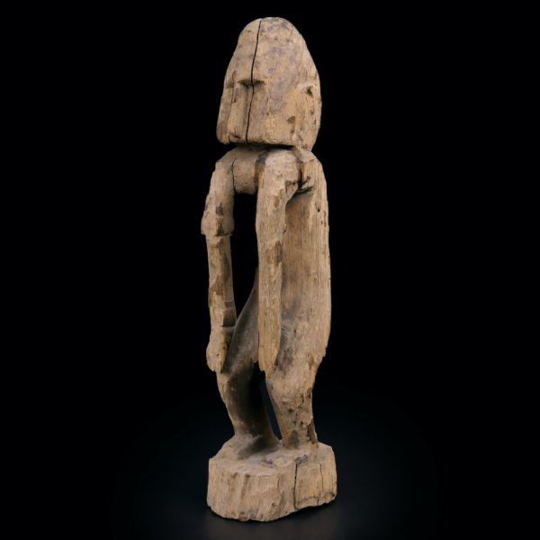 Statuette népalaise Patuli ancienne en bois érodé Népal Himalaya (3/4)