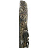 Grande sculpture iatmul Sepik en bois pigments et cauris sur socle (détail)