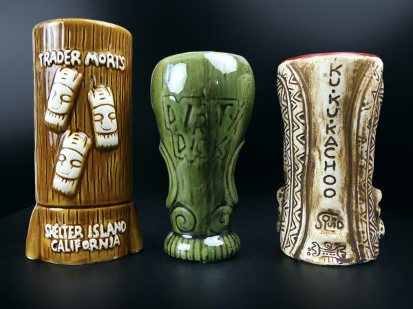 3 mugs Tiki Soul collector en céramique (dos)