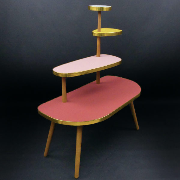 Sellette porte-plantes à 4 plateaux multicolore Allemagne (3/4)