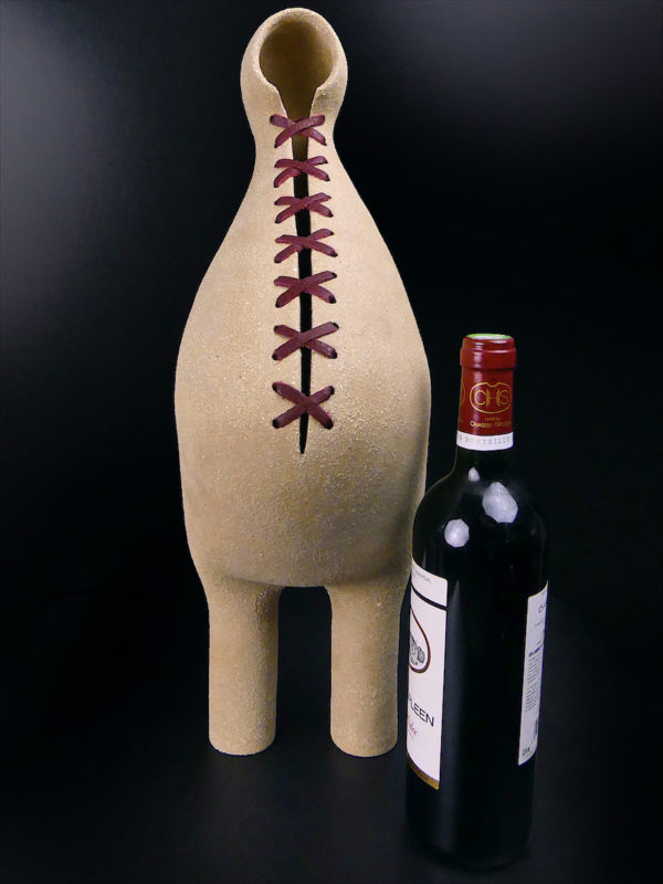 Céramique Grand Dodu en grès chamotté d’Audrey Jezic (proportion)