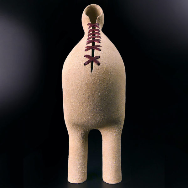 Céramique Grand Dodu en grès chamotté d’Audrey Jezic (face)