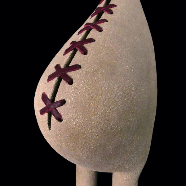 Céramique Grand Dodu en grès chamotté d’Audrey Jezic (détail)