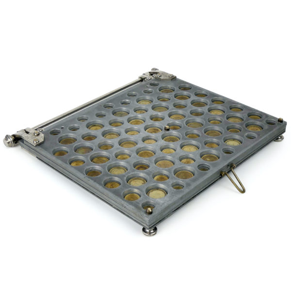 Moule à cachets azymes ancien du pharmacien parisien Limousin XIXe (3/4)