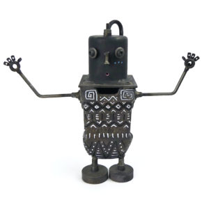 Sculpture Robot 1 signée Prakit Seehawong Œuvre unique (face)