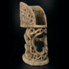 Korwar en bois dur érodé sculpté réceptacle de l'âme d'un ancêtre (3/4)