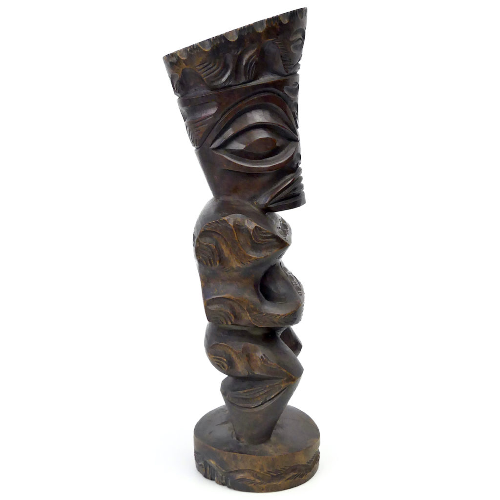 Lot De 3 Grandes Girafes Décoratives En Bois Sculpté à La Main - Style Africain