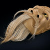 Masque Beshimi Akujo en bois de cyprès Théâtre nô Période Shōwa (dessous 3/4)