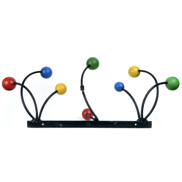 Patère vintage Roger Feraud porte-manteaux mural années 50 (dos)