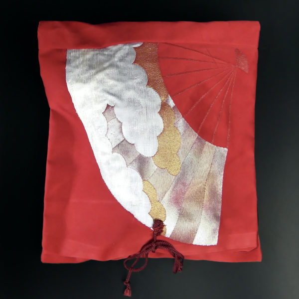 Masque doré Fudō Myōō signé théâtre nô Acala Japon Ère Heisei (sac)