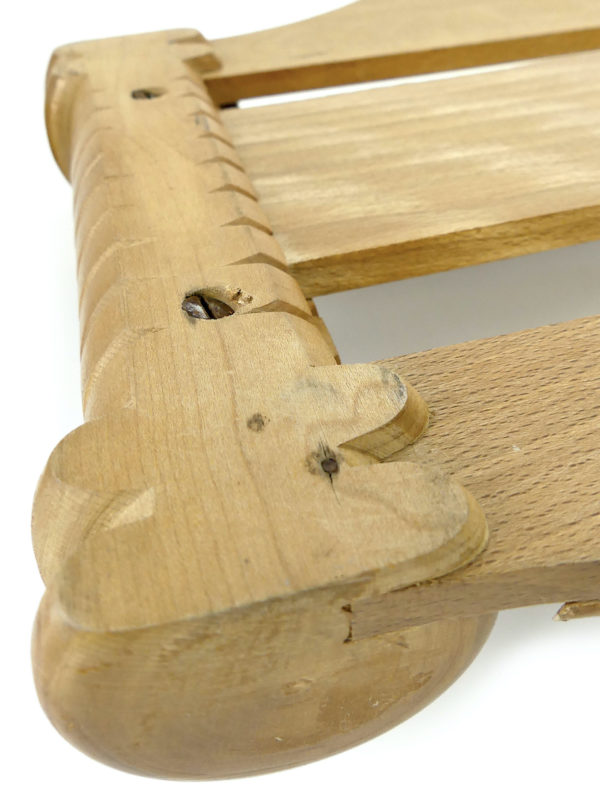 Grand serviteur apéritif mendiant de table vintage 30/40 Art déco (détail)