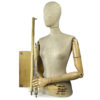 Grande buste de mannequin féminin BONAVERI 1970 (détail)
