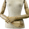 Grande buste de mannequin féminin BONAVERI 1970 (détail)