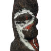 Totem de rang Vanuatu rare et authentique en bois de Cyathea (détail)