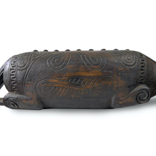 Grande chimère Batak Singa monoxyle Sumatra Indonésie (détail)