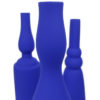 Trois vases Morandi bleu Klein IKB Design italien Collection Exclusive (détail)