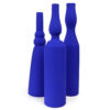 Trois vases Morandi bleu Klein IKB Design italien Collection Exclusive (face)