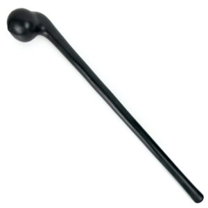 Bâton zoulou knobkierrie ancien en bois précieux à patine sombre