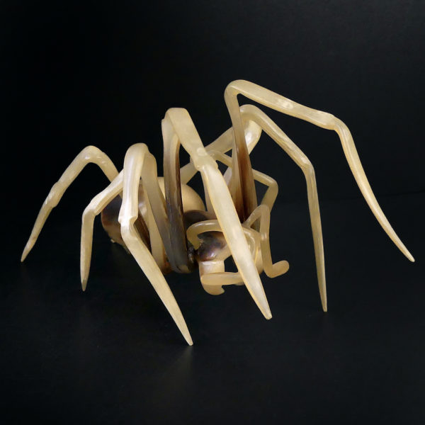 Araignée en corne Art populaire Artisanat Années 50/60 (3/4)
